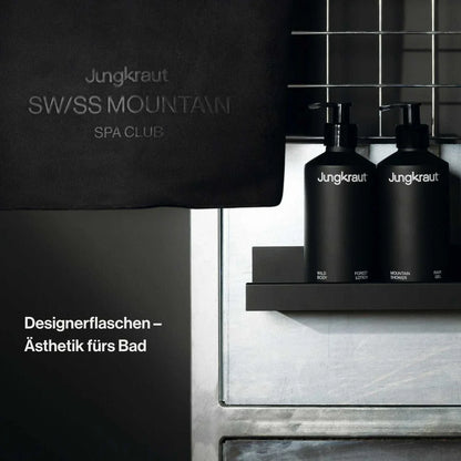 Körperpflege Geschenkset für Männer mit Duschgel, Bodylotion und Mikrofasertuch, Swiss Made und hautneutral