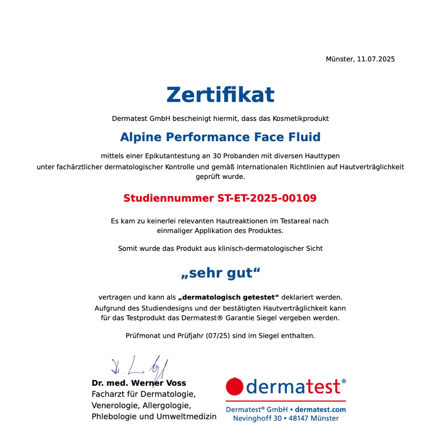 Alpine Performance Face Fluid