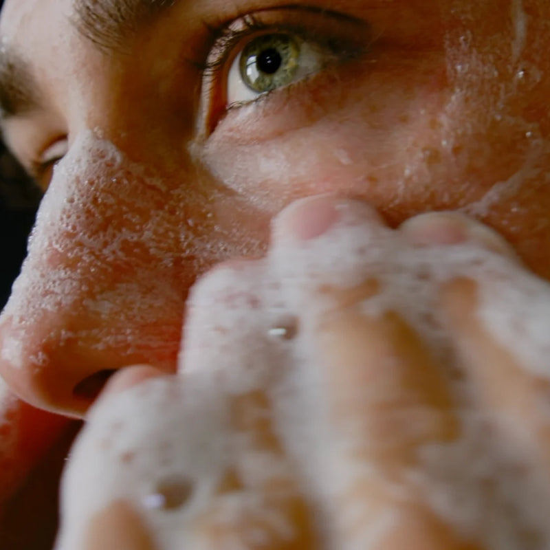 Massage into your damp face.