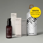 Jungkraut Gesichtspflege-Set mit Face Wash, Face Fluid, Anti-Aging-Creme und Eye Serum plus gratis SIGG-Flasche