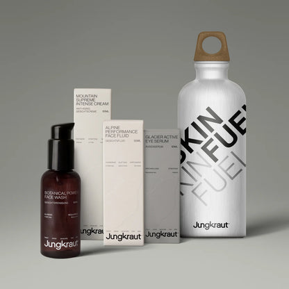 Advanced Face Care Set for men over 35 with Swiss NatureTECH® and SIGG™ water bottle gift